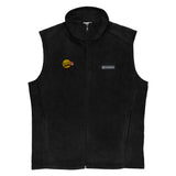 Men’s Columbia fleece vest w/logo!
