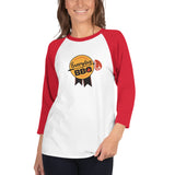 Everyday BBQ 3/4 sleeve raglan shirt