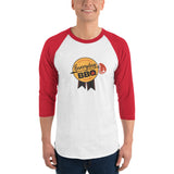 Everyday BBQ 3/4 sleeve raglan shirt