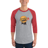 Everyday BBQ 3/4 sleeve raglan shirt